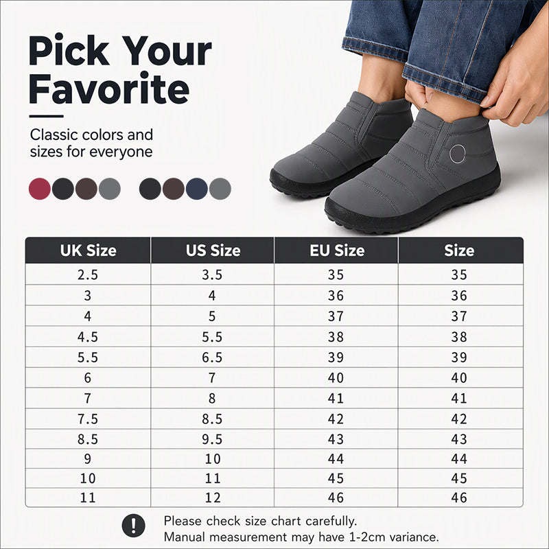 🔥🥾Unisex Winter Warm Non-Slip Waterproof Shoes