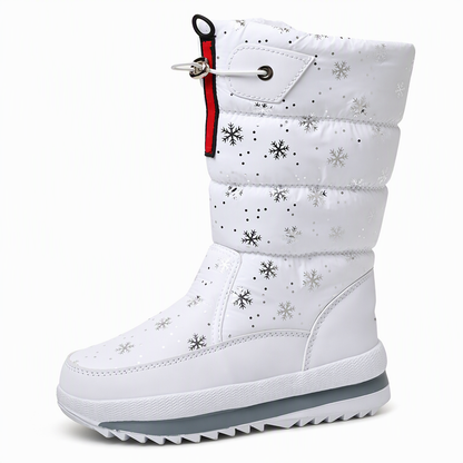 👢✨Women's High‑Top Winter Snow Boots, Waterproof Non‑Slip Tall Boots with Thick Plush Lining & Thick Sole for Outdoor Snowy Days👢
