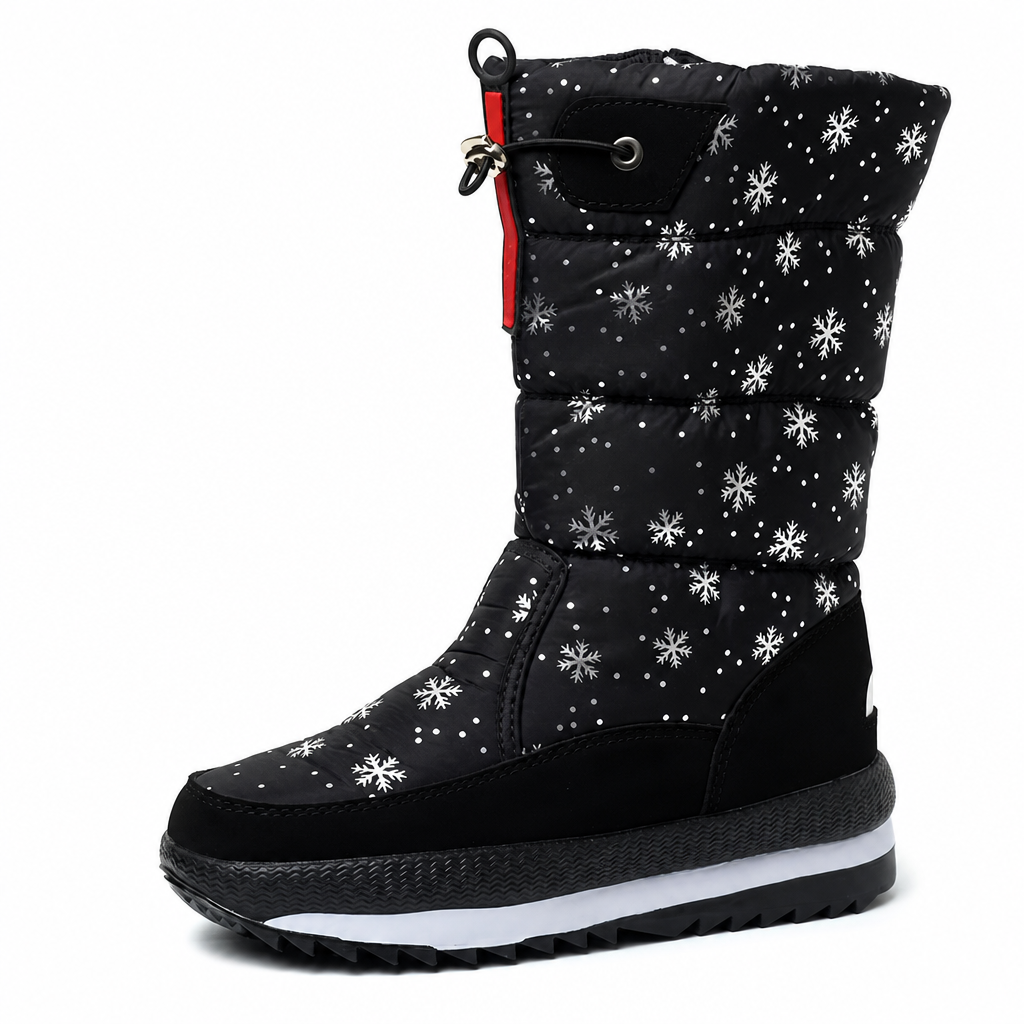 👢✨Women's High‑Top Winter Snow Boots, Waterproof Non‑Slip Tall Boots with Thick Plush Lining & Thick Sole for Outdoor Snowy Days👢