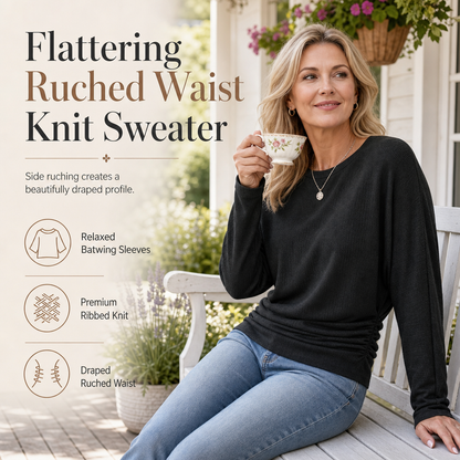 🍂 Women's Crewneck Knit Sweater – Stretch & Shape-Retaining | Easy to Pair with Denim, Boots & Skirts ✨