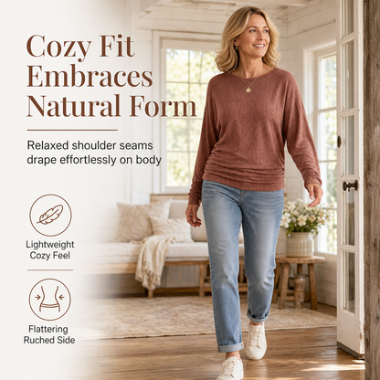 🍂 Women's Crewneck Knit Sweater – Stretch & Shape-Retaining | Easy to Pair with Denim, Boots & Skirts ✨