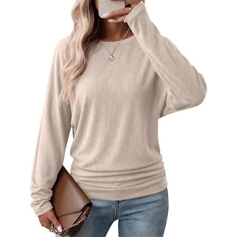 🍂 Women's Crewneck Knit Sweater – Stretch & Shape-Retaining | Easy to Pair with Denim, Boots & Skirts ✨