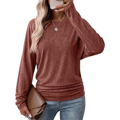 🍂 Women's Crewneck Knit Sweater – Stretch & Shape-Retaining | Easy to Pair with Denim, Boots & Skirts ✨