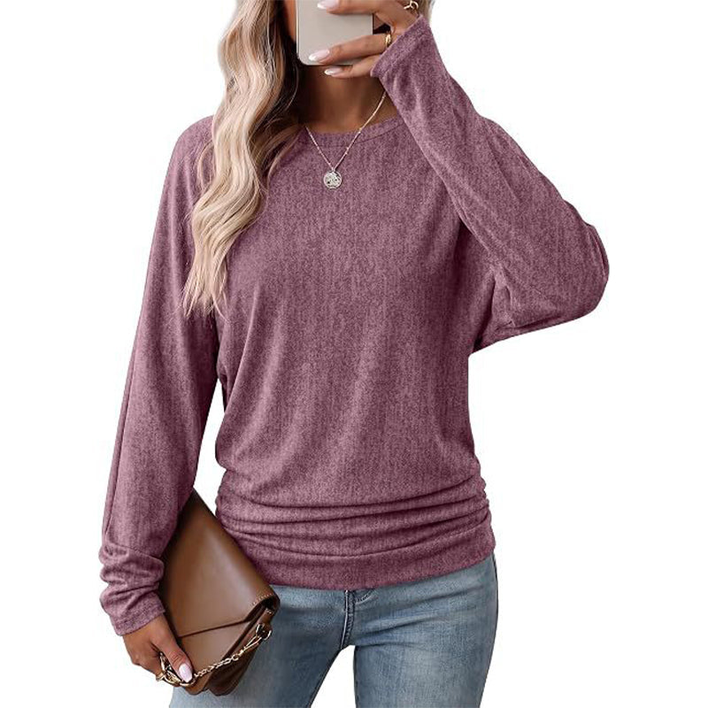 🍂 Women's Crewneck Knit Sweater – Stretch & Shape-Retaining | Easy to Pair with Denim, Boots & Skirts ✨