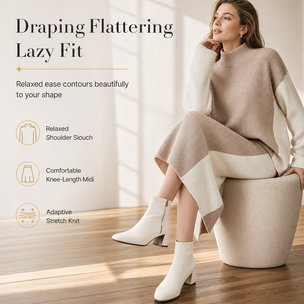 Women’s 2-Piece Knit Sweater and Skirt Set