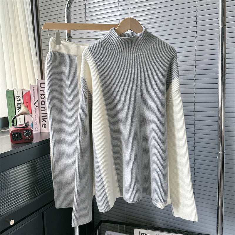 Women’s 2-Piece Knit Sweater and Skirt Set