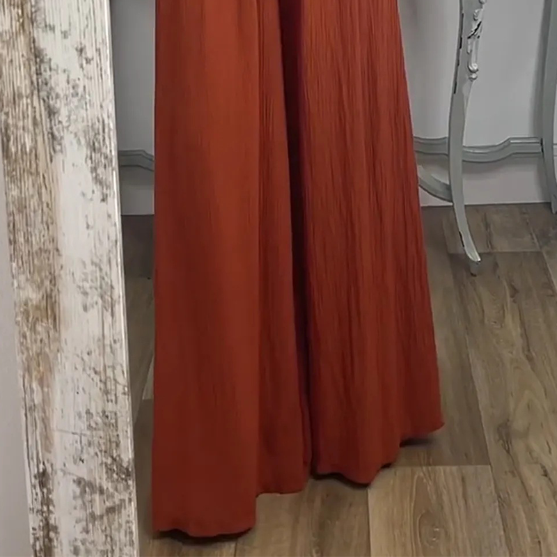 Women’s Off-The-Shoulder Top & Pants 2-Piece Set