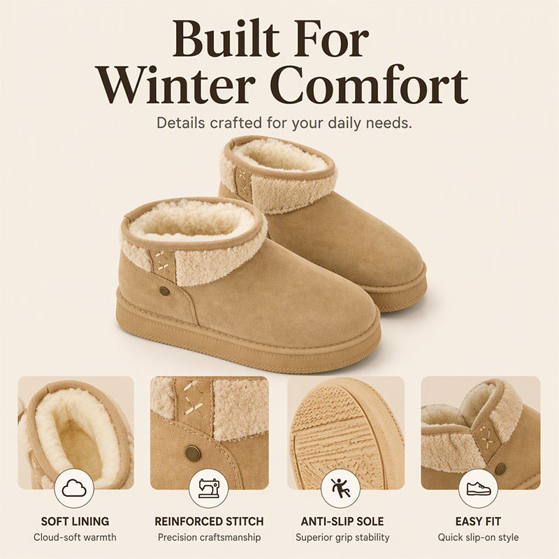 Women's Thick Plush-Lined Snow Boots