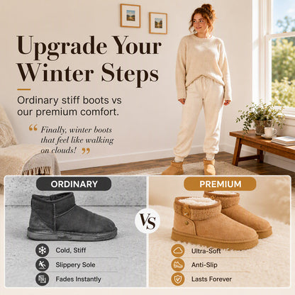 Women's Thick Plush-Lined Snow Boots