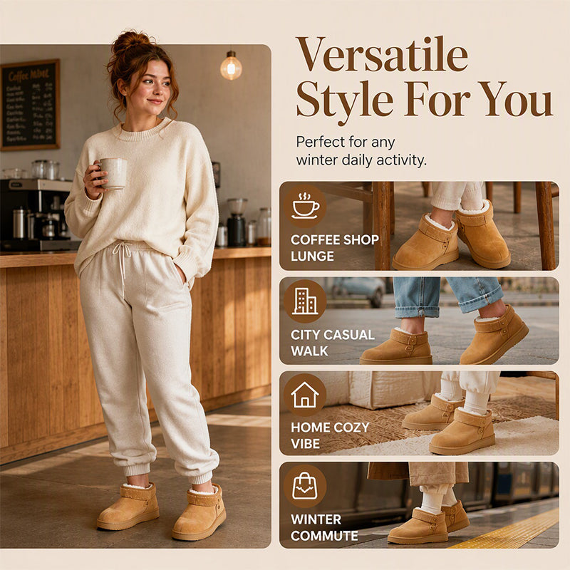 Women's Thick Plush-Lined Snow Boots