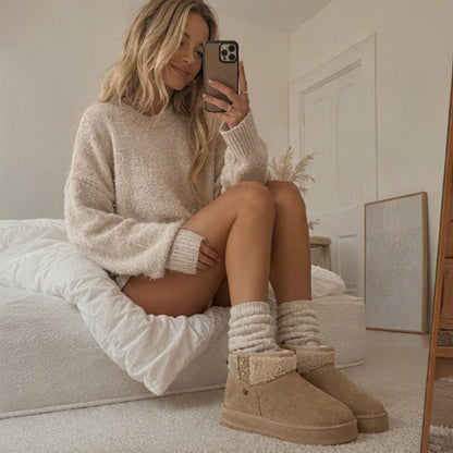 Women's Thick Plush-Lined Snow Boots