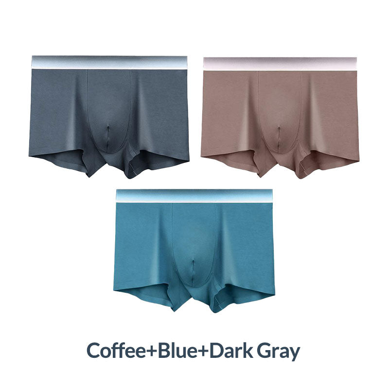 3pcs Men’s Breathable Modal Boxers Panties - Great Gift