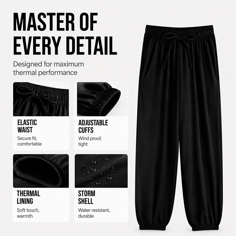 💖Hot Sale 50% OFF🌬️ Unisex Windproof Quick-Dry Pants - Plush-Lined Warmth