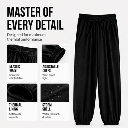 💖Hot Sale 50% OFF🌬️ Unisex Windproof Quick-Dry Pants - Plush-Lined Warmth