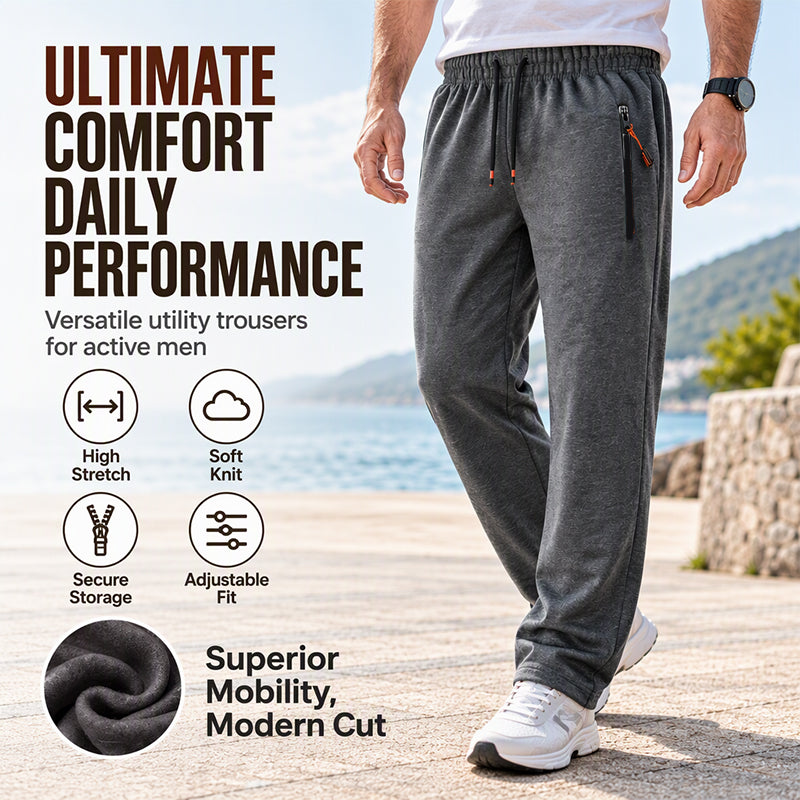 👖Casual & Versatile, Home & Outdoors – Men's Winter Thermal Sweatpants ✨