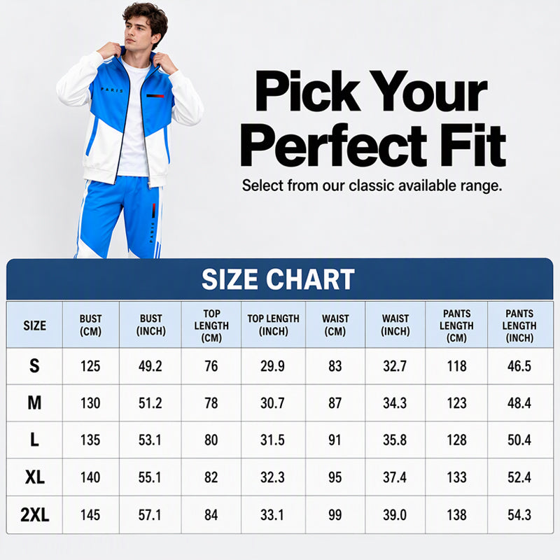 🔥Men's Colorblock Zip-Up Jacket & Drawstring Pants Set