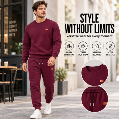 💥Limited-time offer👕Men's Casual Textured Jacquard Sports Set