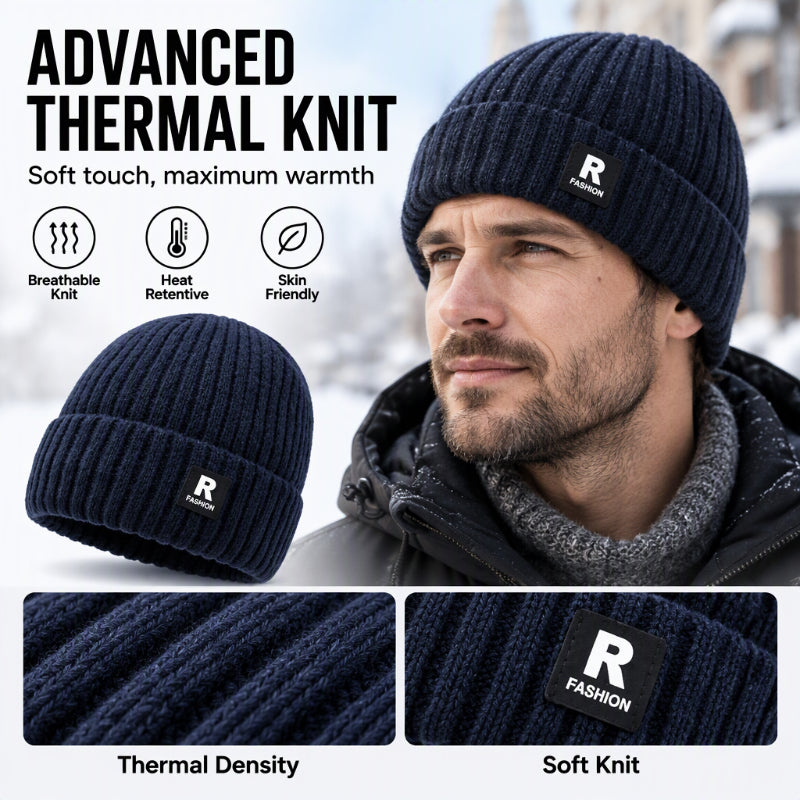 🧢❄️comfortable men’s knitted hat – warm, soft and suitable for a variety of winter occasions 🧢❄️