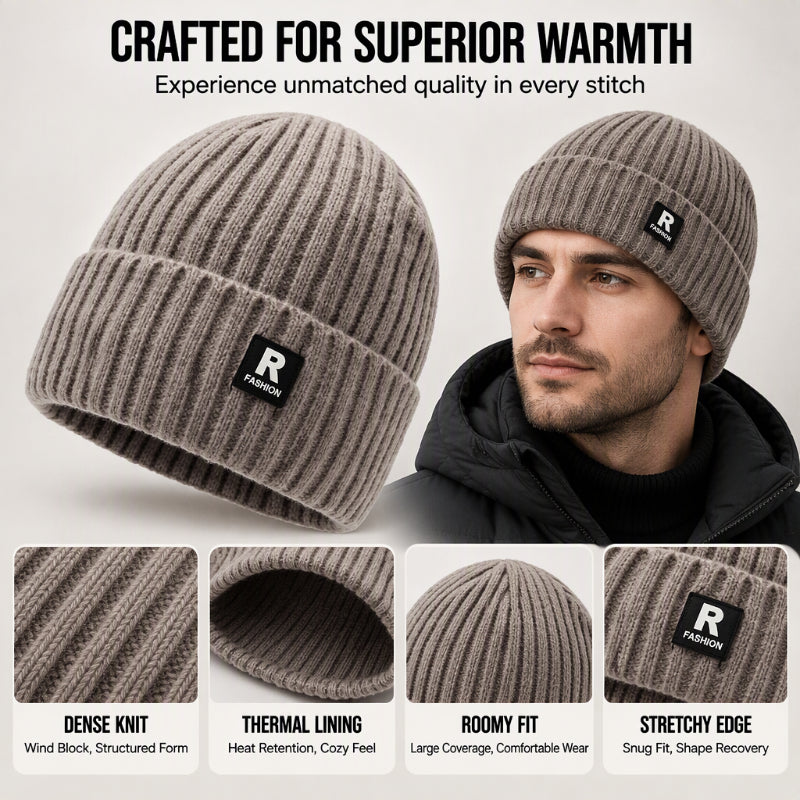 🧢❄️comfortable men’s knitted hat – warm, soft and suitable for a variety of winter occasions 🧢❄️
