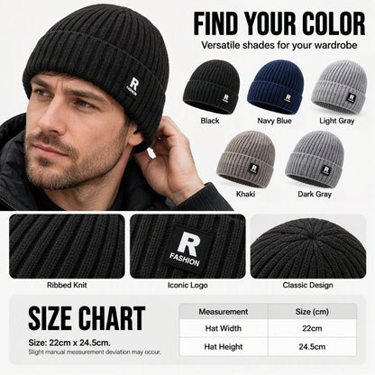 🧢❄️comfortable men’s knitted hat – warm, soft and suitable for a variety of winter occasions 🧢❄️