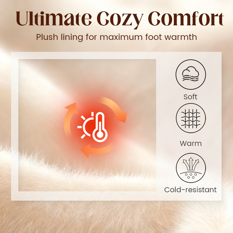 🔥👟Women’s Plush-Lined Thick Sole House Slippers
