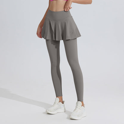 🧘‍♀️👖Women's High-Waisted Leggings with Skirt