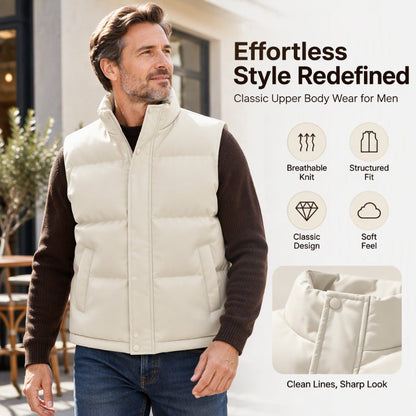 ❄️Last Day Promotion 50% OFF✨Men’s Stand-up Collar Windproof and Warm Vest