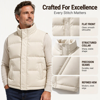❄️Last Day Promotion 50% OFF✨Men’s Stand-up Collar Windproof and Warm Vest