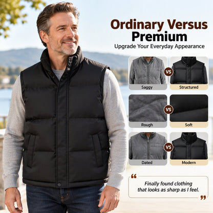 ❄️Last Day Promotion 50% OFF✨Men’s Stand-up Collar Windproof and Warm Vest