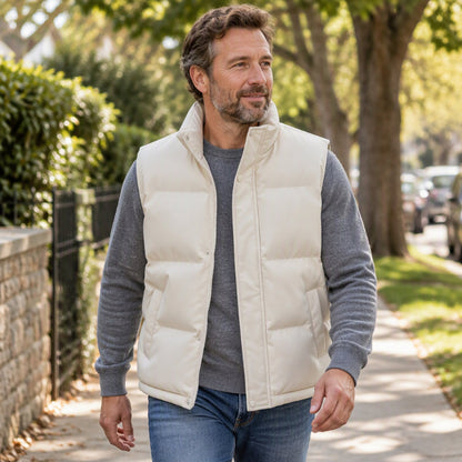 ❄️Last Day Promotion 50% OFF✨Men’s Stand-up Collar Windproof and Warm Vest