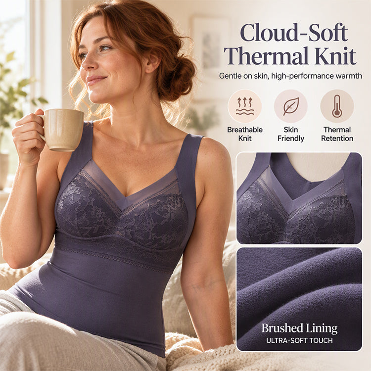 💞Women's Slim Fit Thermal Camisole with Built-In Bra