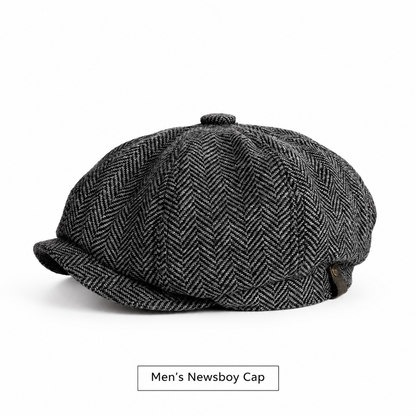 🧢Vintage British Style Newsboy Cap for Men and Women Classic Casual Flat Cap Octagonal Beret Hat