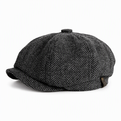🧢Vintage British Style Newsboy Cap for Men and Women Classic Casual Flat Cap Octagonal Beret Hat