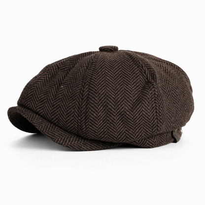 🧢Vintage British Style Newsboy Cap for Men and Women Classic Casual Flat Cap Octagonal Beret Hat