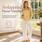 ✨Asymmetrisk design, unik & snygg – Dam en-axel linne-topp ✨-6