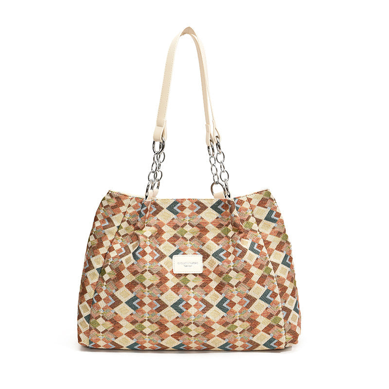 🎁2026 New Arrivals💥Large Capacity Tote Bag with Leopard Print