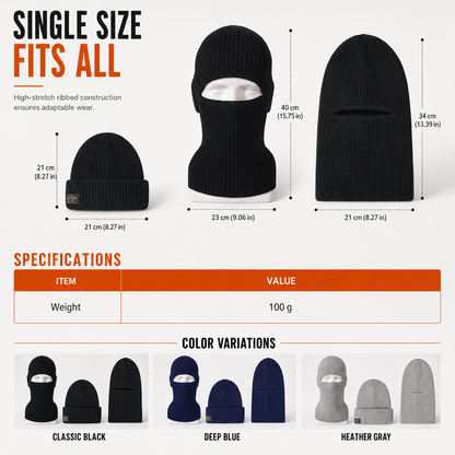 Warm and Windproof Winter Knit Hat