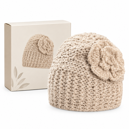 Women Winter Warm Knitted Ear Warmer Headband Wide Floral Hair Accessory（Buy 1 get 1 free）