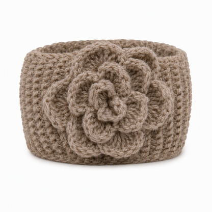 Women Winter Warm Knitted Ear Warmer Headband Wide Floral Hair Accessory（Buy 1 get 1 free）