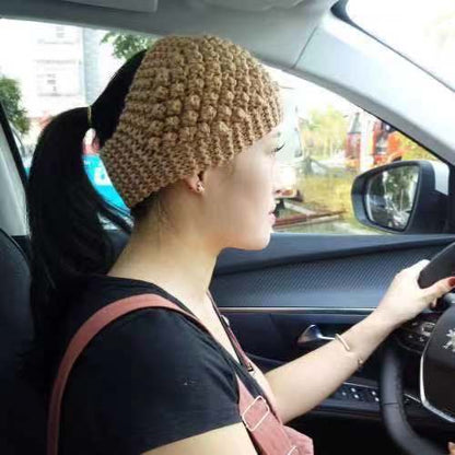 Women Winter Warm Knitted Ear Warmer Headband Wide Floral Hair Accessory（Buy 1 get 1 free）