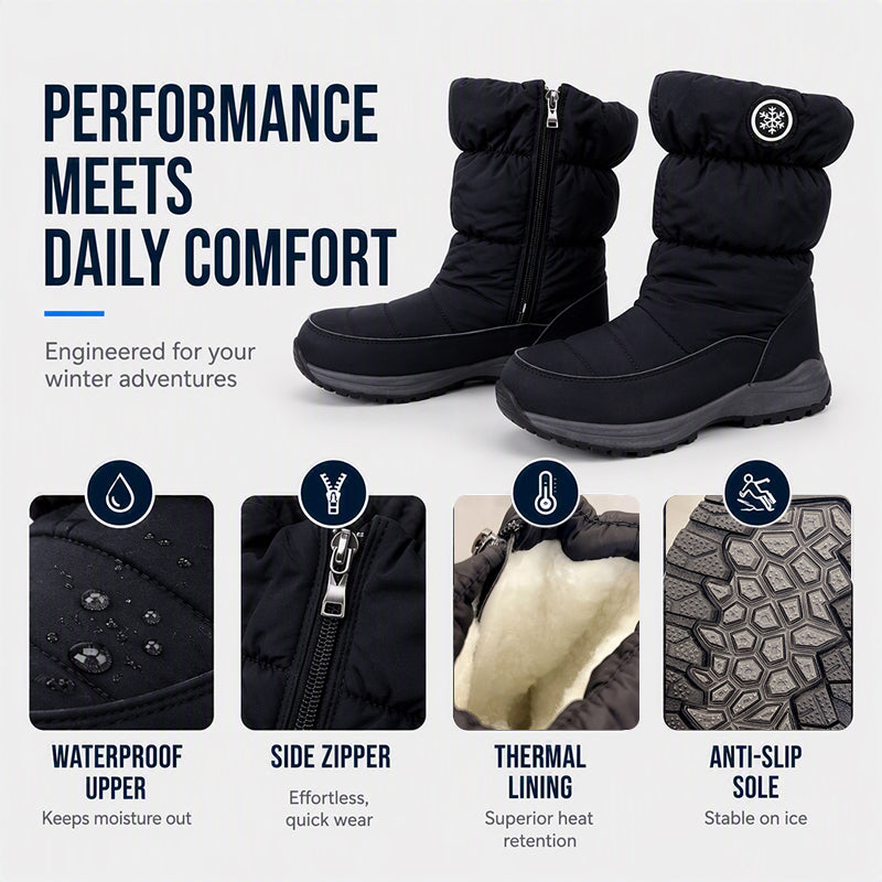 ❄️Women's Winter Mid-Calf Non-Slip Snow Boots