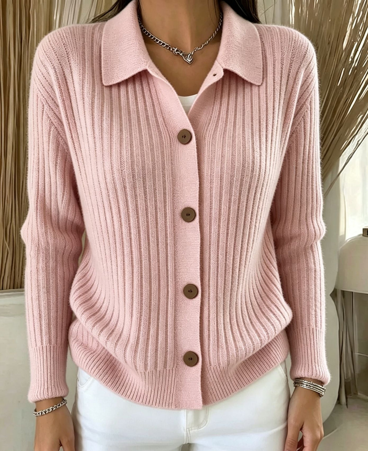 🌸Women's Casual Loose Fit Knit Cardigan
