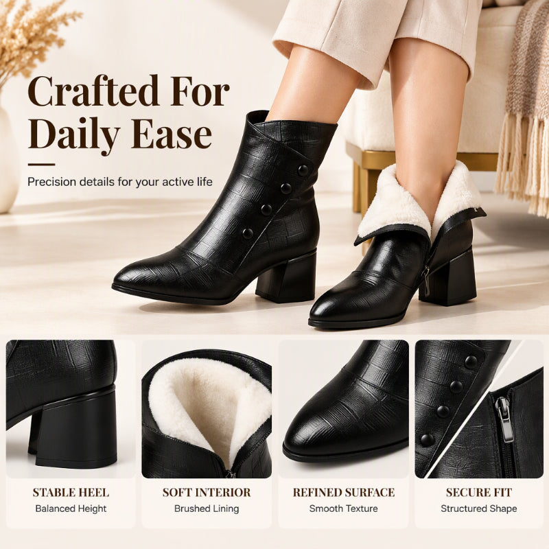 👢Women's Soft  Leather Ankle Boots