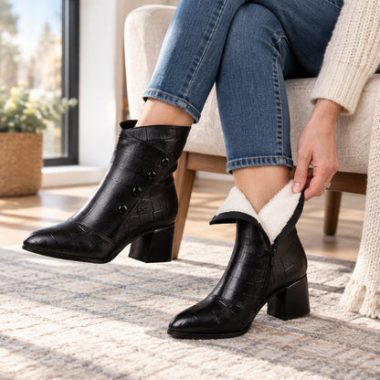 👢Women's Soft  Leather Ankle Boots