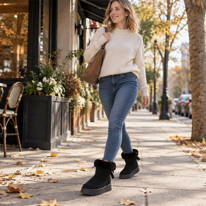 Women's Platform Mid-Calf Snow Boots