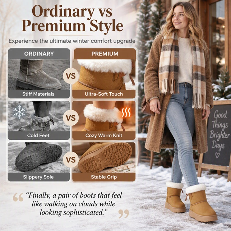 Women's Platform Mid-Calf Snow Boots