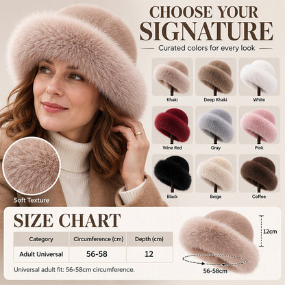 Women's Elegant Faux Fur Warm Hat