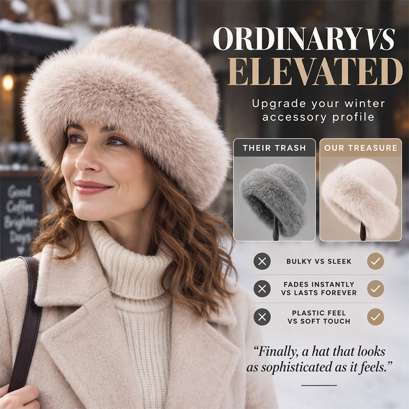 Women's Elegant Faux Fur Warm Hat