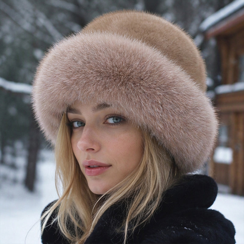 Women's Elegant Faux Fur Warm Hat