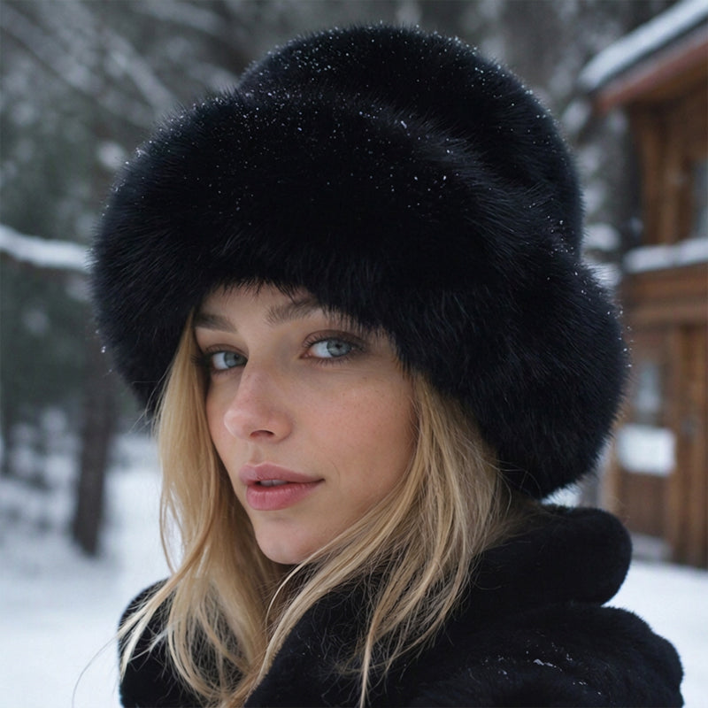 Women's Elegant Faux Fur Warm Hat